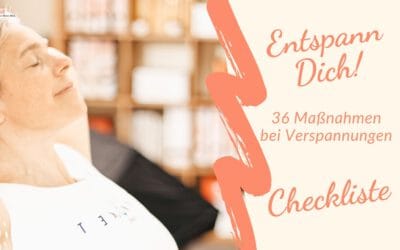 36 Maßnahmen gegen Verspannungen