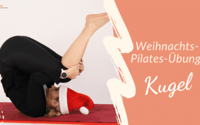 Pilatesübung: die Weihnachtsbaumkugel