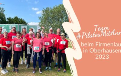 Team „Pilates Mit Anna“ beim Firmenlauf in Oberhausen 2023