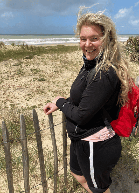 Wanderung am Strand bei Montalivet