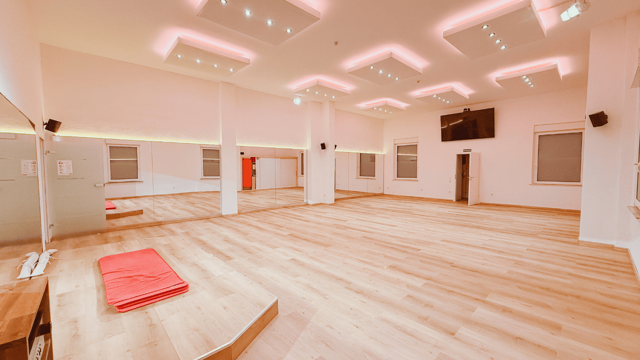 Blick in den Kursraum vom Pilatesstudio Oberhausen