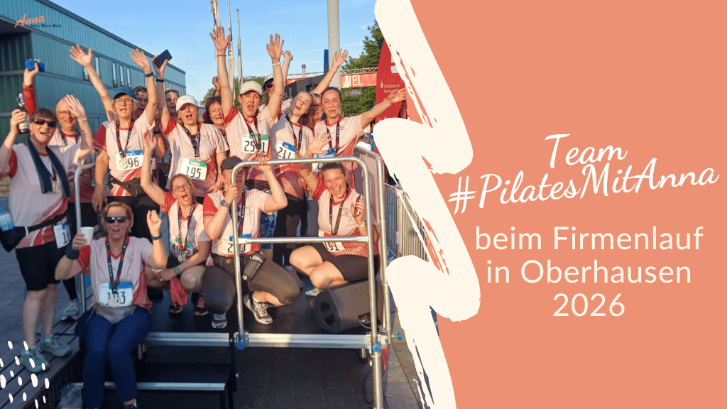 Gruppenfoto vom Laufteam zum Firmenlauf 2026 in Oberhausen